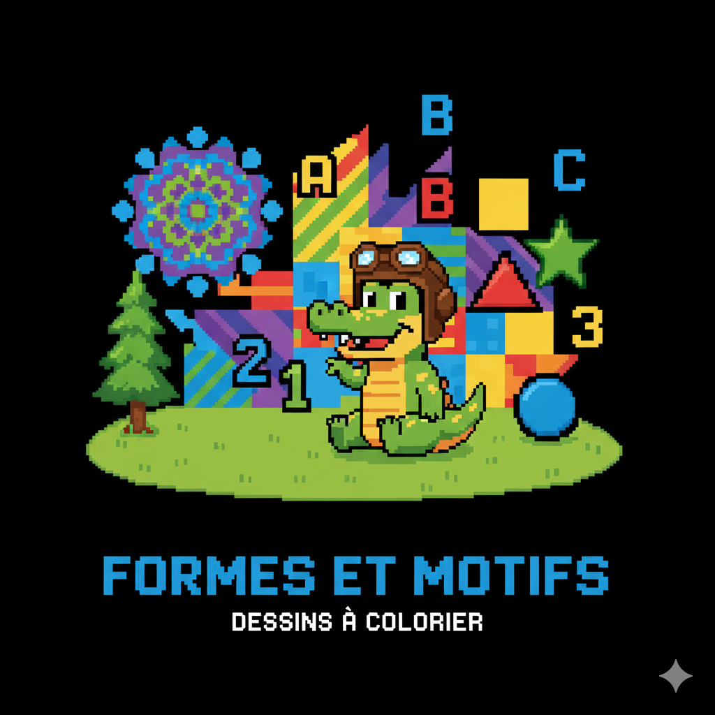 Thème coloriages Formes et Motifs