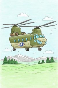 Illustration de la catégorie Hélicoptères
