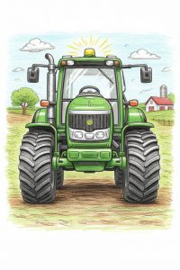 Illustration de la catégorie Tracteurs