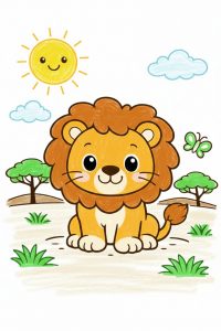 Illustration de la catégorie Lions