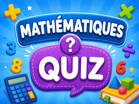 Illustration Jeu mathématiques Quiz